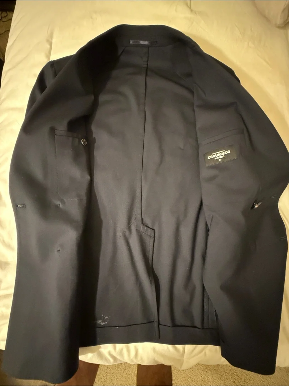 DSQUARED2 Double-Breasted Black Sport Coat Blazer